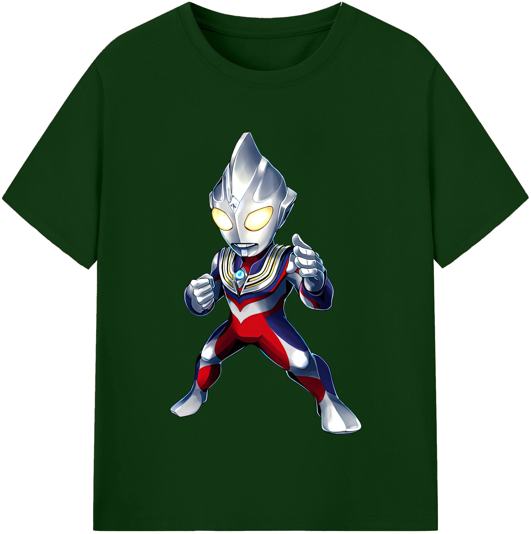 （画像用） ウルトラマン Ultraman 綿100％半袖Tシャツ（フロントプリント）